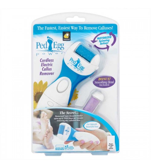 As Seen on TV PED Egg Power Cordless Electric Callus Remover